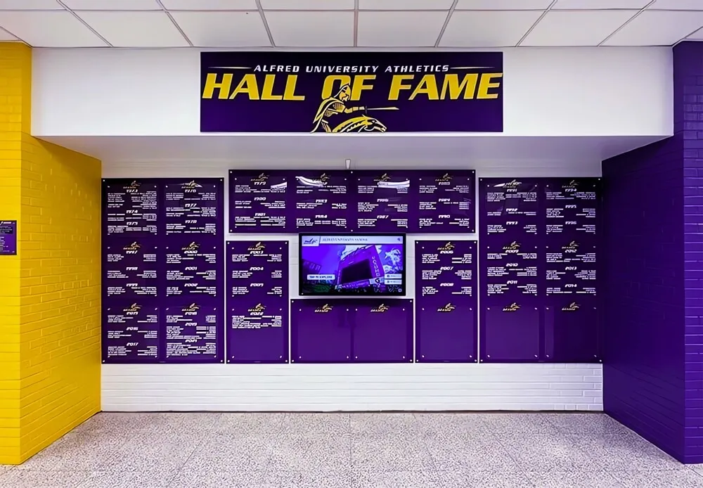 Rocket Alumni Solutions Custom Touchscreen Wall of Fame
